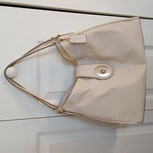 Coach Medium Creamy Leather Bag
